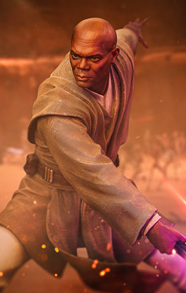 IRON STUDIOS MACE WINDU ART SCALE 1/10 - LUCSWR123225-10(PRE-ORDER) - Anotoys Collectibles