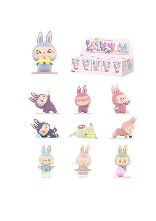 THE MONSTERS LAZY YOGA SERIES FIGURES(WHOLE SET)