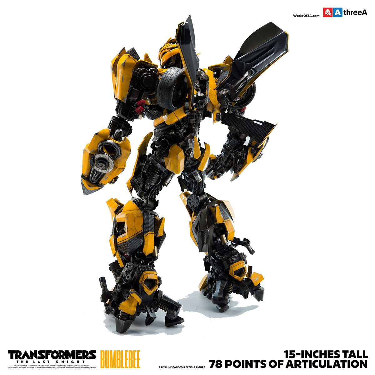 THREEA TRANSFORMERS THE LAST KNIGHT - BUMBLEBEE (REGULAR VERSION) - BUMBLEBEE3A - Anotoys Collectibles