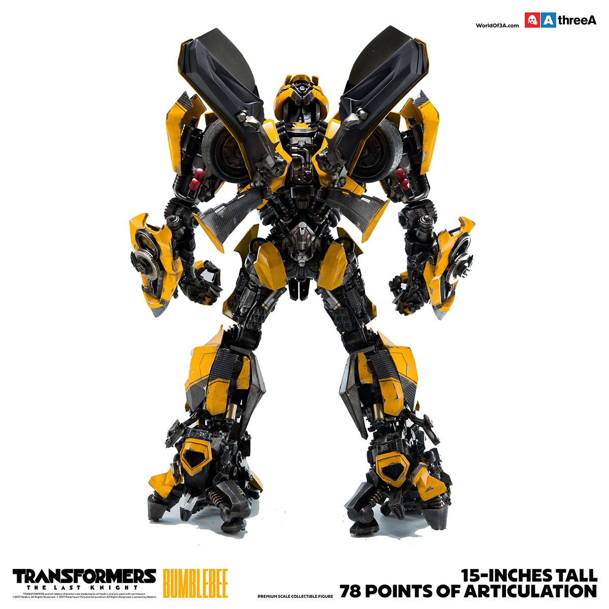 THREEA TRANSFORMERS THE LAST KNIGHT - BUMBLEBEE (REGULAR VERSION) - BUMBLEBEE3A - Anotoys Collectibles