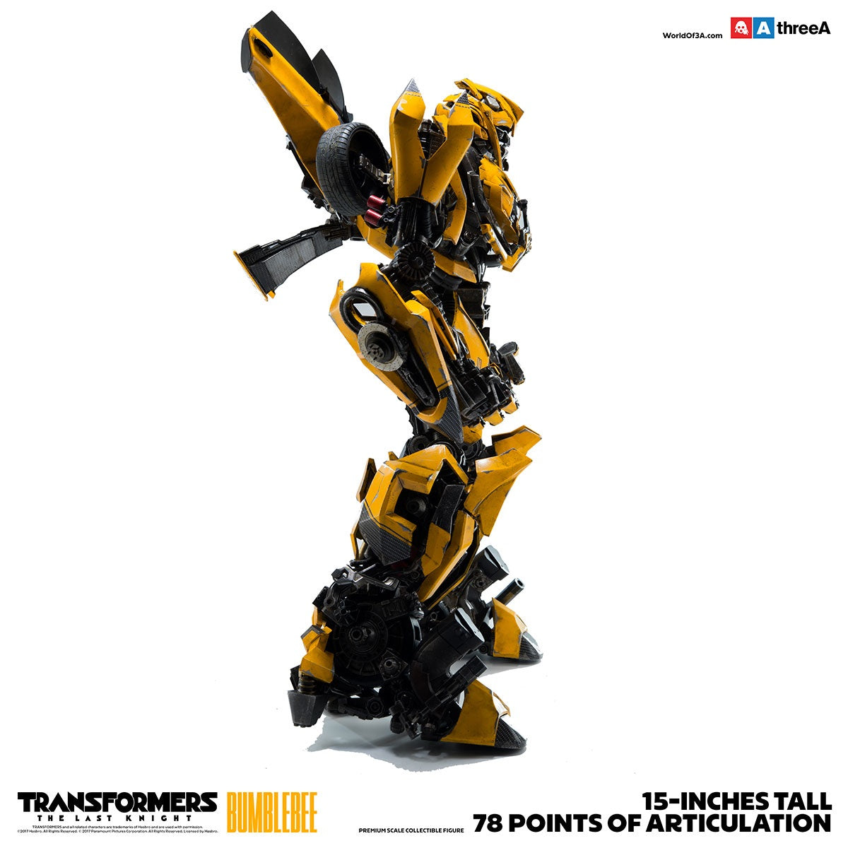 THREEA TRANSFORMERS THE LAST KNIGHT - BUMBLEBEE (REGULAR VERSION) - BUMBLEBEE3A - Anotoys Collectibles