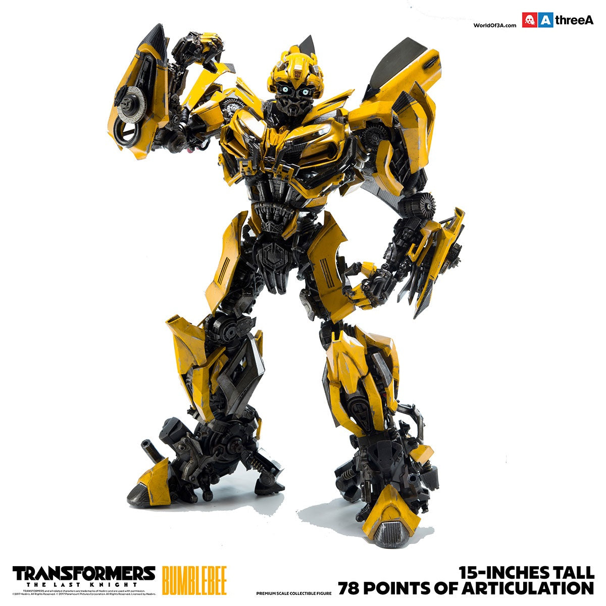 THREEA TRANSFORMERS THE LAST KNIGHT - BUMBLEBEE (REGULAR VERSION) - BUMBLEBEE3A - Anotoys Collectibles