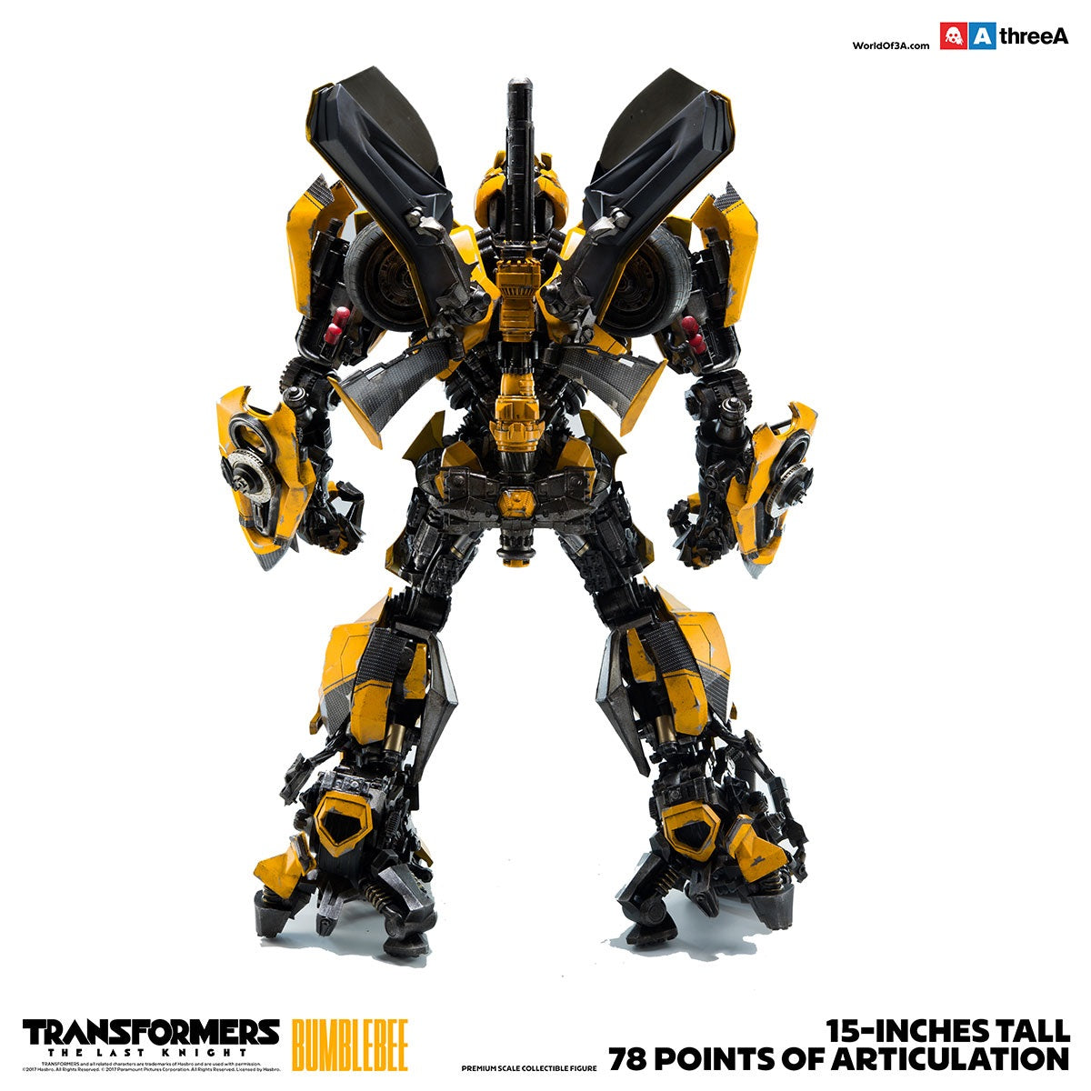 THREEA TRANSFORMERS THE LAST KNIGHT - BUMBLEBEE (REGULAR VERSION) - BUMBLEBEE3A - Anotoys Collectibles