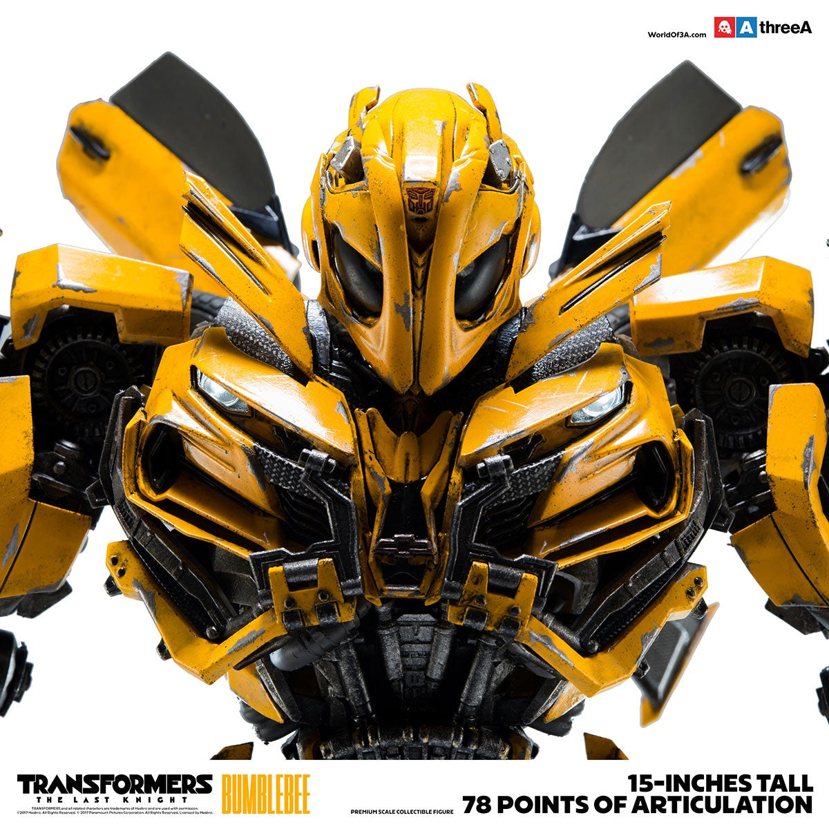 THREEA TRANSFORMERS THE LAST KNIGHT - BUMBLEBEE (REGULAR VERSION) - BUMBLEBEE3A - Anotoys Collectibles