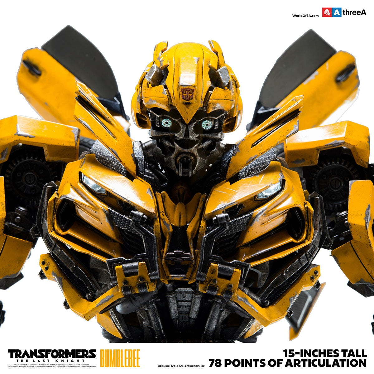 THREEA TRANSFORMERS THE LAST KNIGHT - BUMBLEBEE (REGULAR VERSION) - BUMBLEBEE3A - Anotoys Collectibles