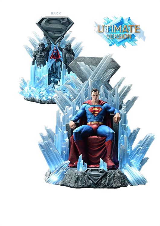 PRIME 1 STUDIO DC SUPERMAN FORTRESS OF SOLITUDE ON THRONE 1/4 SCALE(PRE-ORDER)