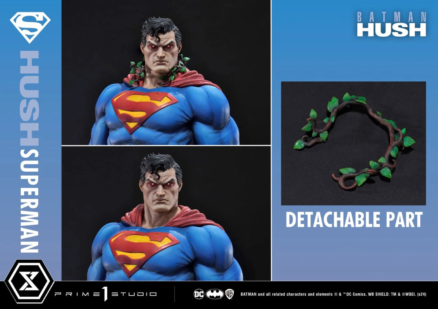PRIME 1 STUDIO BATMAN: HUSH (COMICS) SUPERMAN 1/4 SCALE STATUE(PRE-ORDER) - Anotoys Collectibles