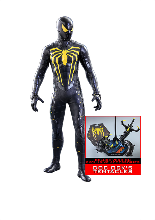 HOT TOYS MARVEL SPIDER-MAN SPIDER-MAN (ANTI-OCK SUIT) (DELUXE VERSION) 1/6 VGM45 - Anotoys Collectibles