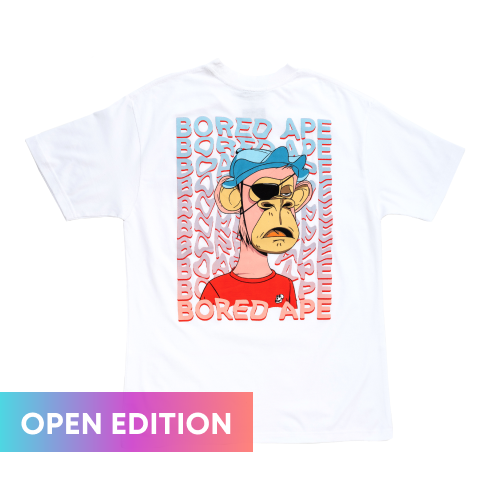 Special Edition Bored Ape Phygital Tee - BLACK/WHITE BAYC2832-02 - Anotoys Collectibles
