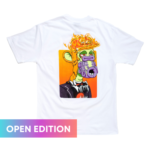Fire Mutant Ape Tee - BLACK/WHITE MAYC25258-01 - Anotoys Collectibles