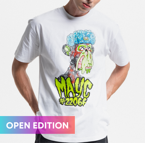 Ice Mutant Ape Tee - BLACK/WHITE MAYC22066-01 - Anotoys Collectibles