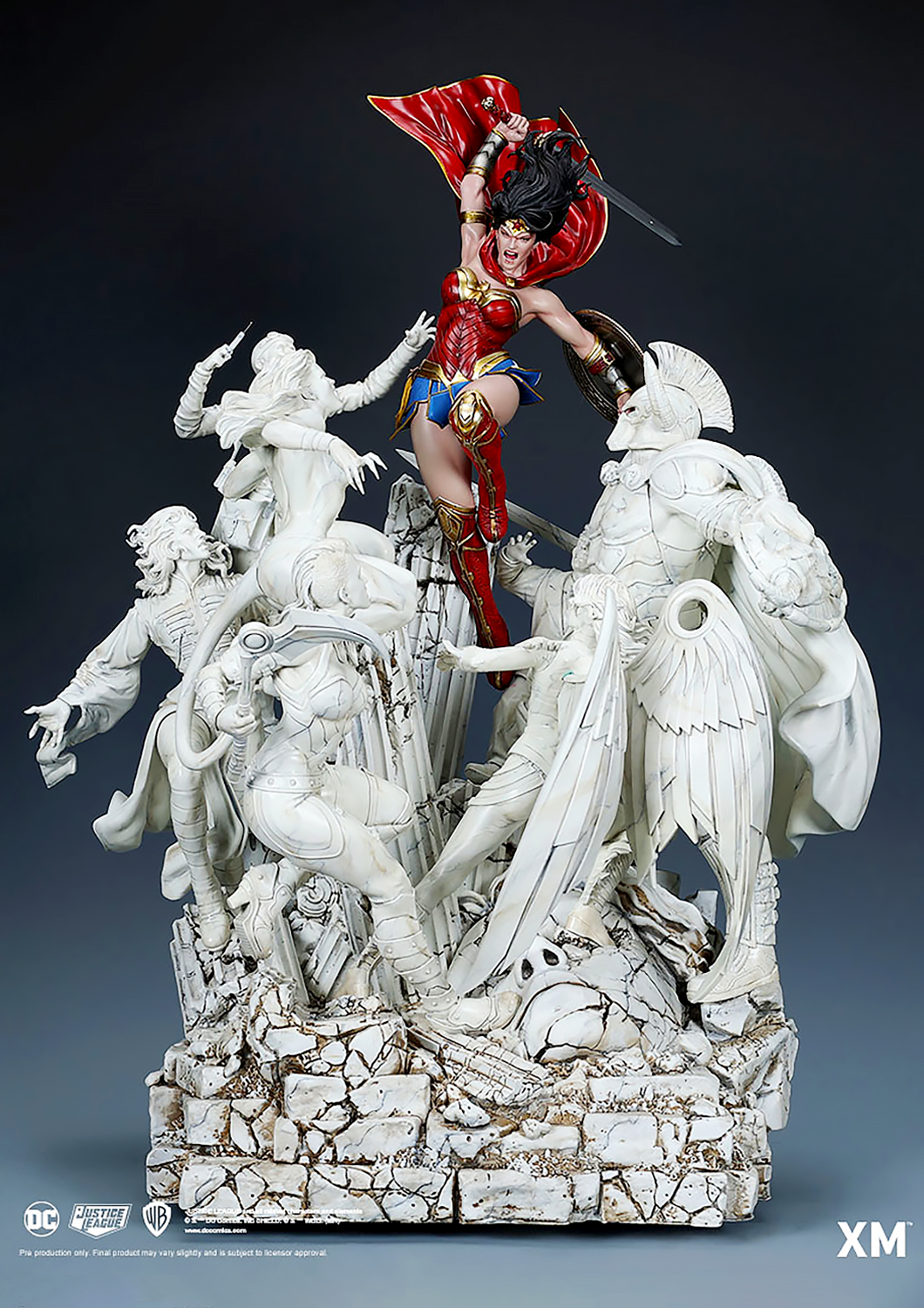 XM STUDIOS DC WONDER WOMAN COURAGE DAVID FINCH - MARBLE VER A - Anotoys Collectibles