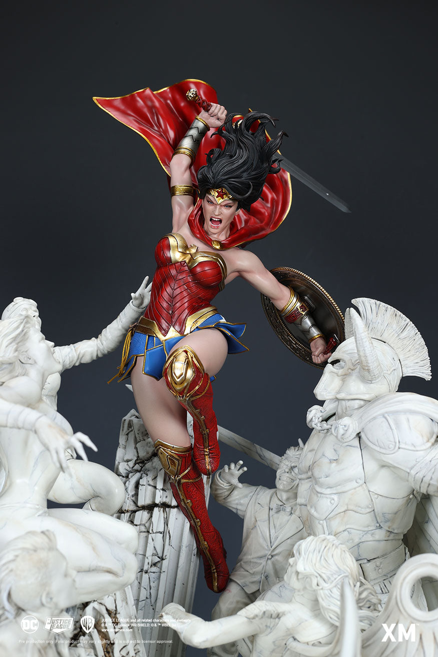 XM STUDIOS DC WONDER WOMAN COURAGE DAVID FINCH - MARBLE VER A - Anotoys Collectibles
