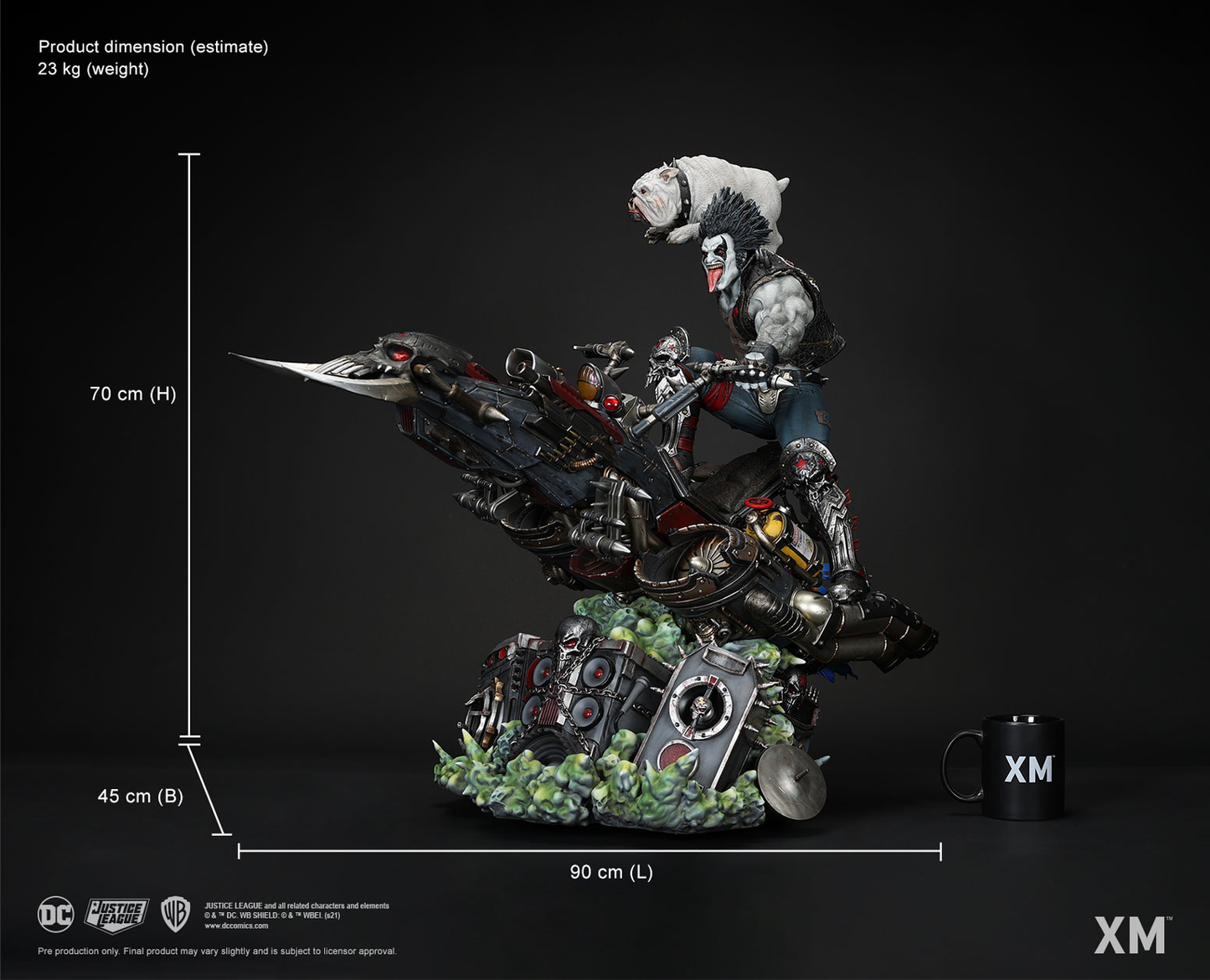 XM STUDIOS JUSTICE LEAGUE CLASSIC - LOBO 1/4 SCALE XM150001MSG - Anotoys Collectibles