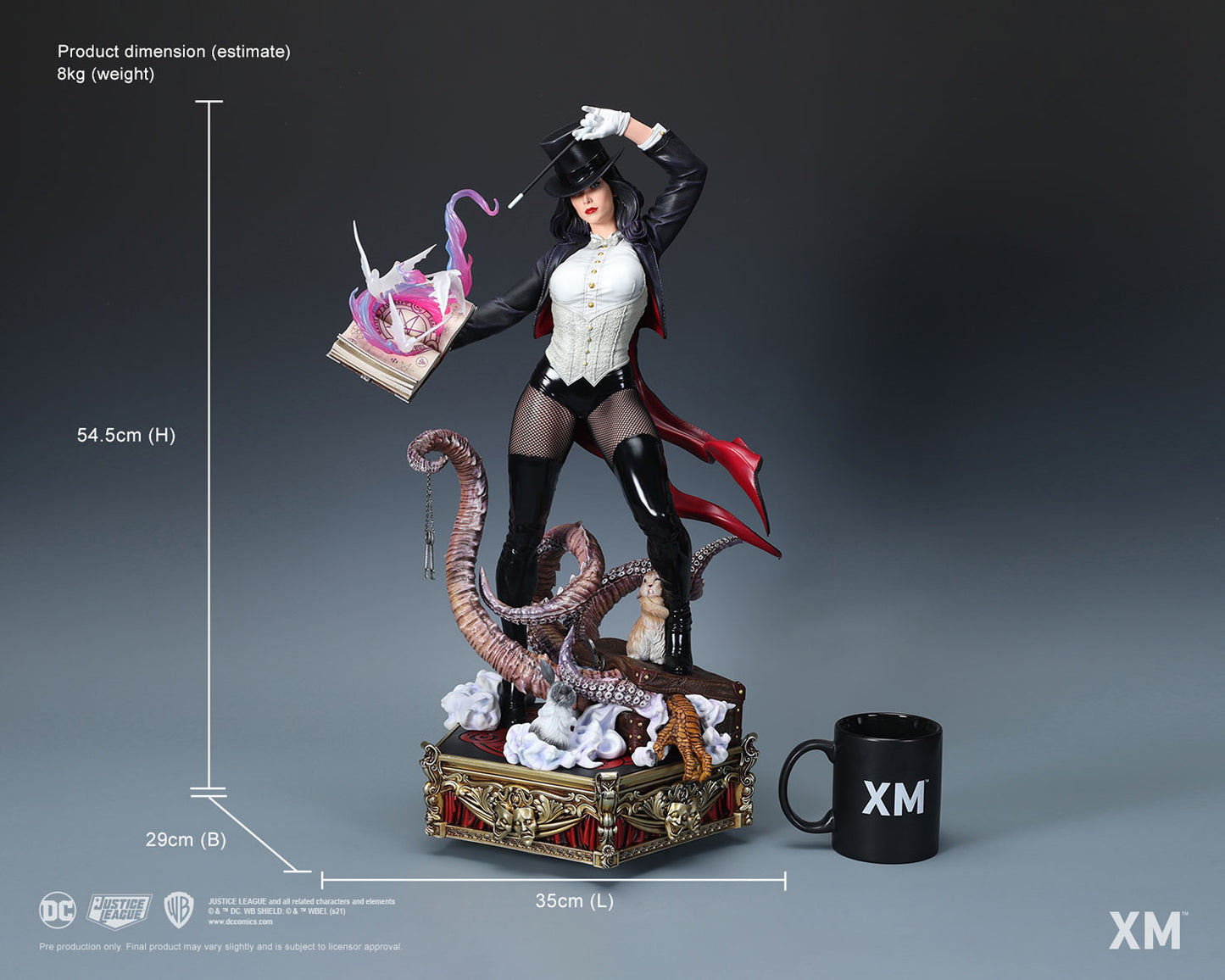 XM STUDIOS DC ZATANNA 1/4 - Anotoys Collectibles