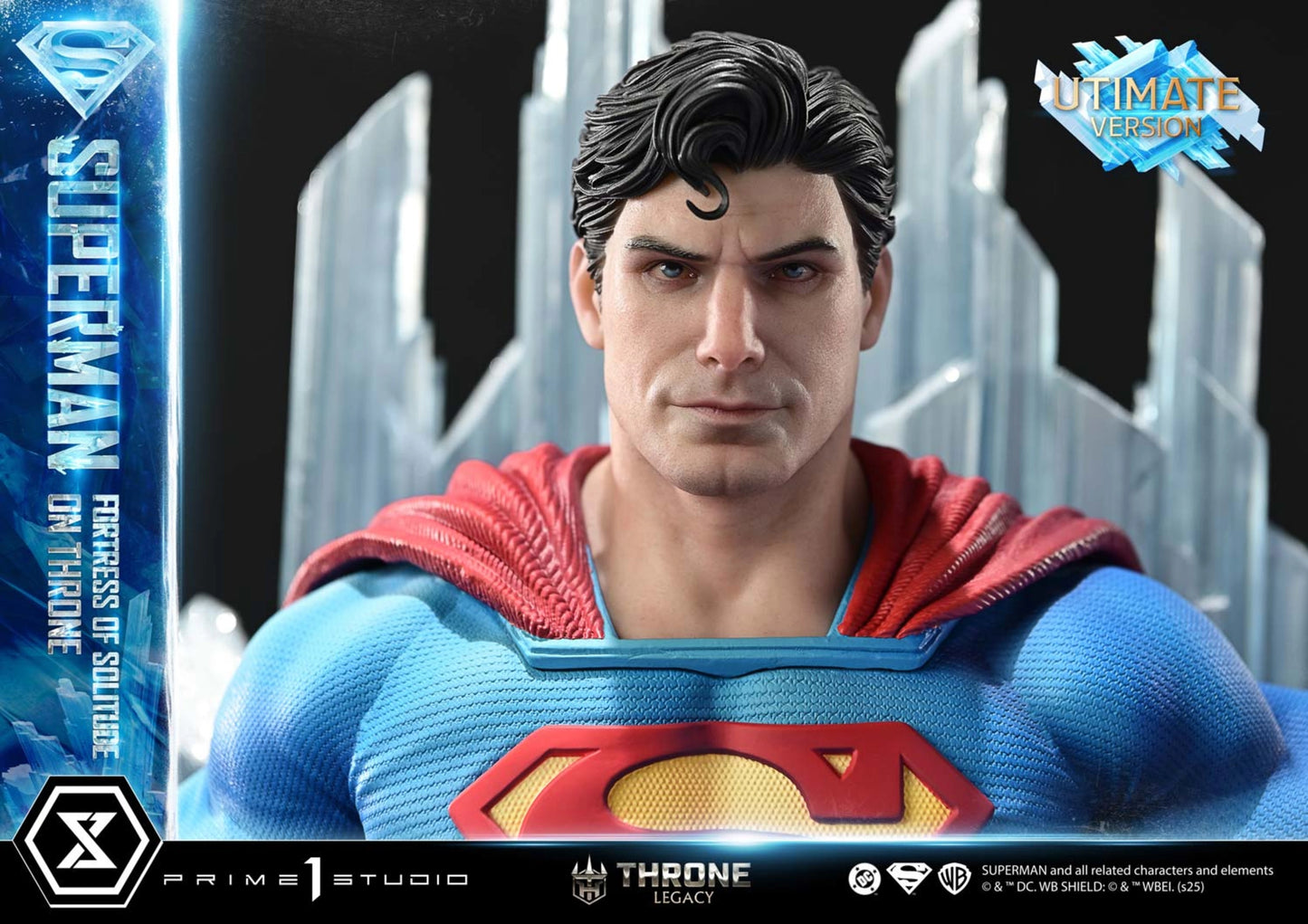 PRIME 1 STUDIO DC SUPERMAN FORTRESS OF SOLITUDE ON THRONE 1/4 SCALE(PRE-ORDER)