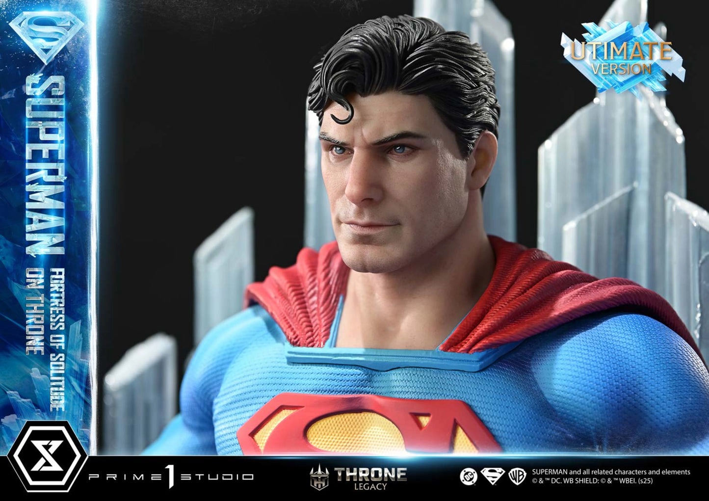 PRIME 1 STUDIO DC SUPERMAN FORTRESS OF SOLITUDE ON THRONE 1/4 SCALE(PRE-ORDER)