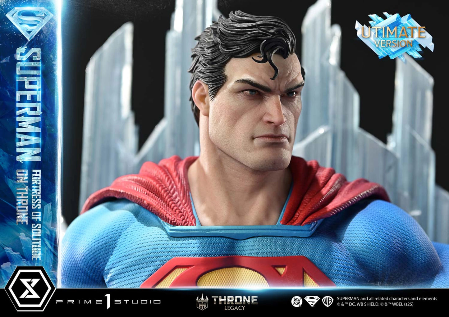 PRIME 1 STUDIO DC SUPERMAN FORTRESS OF SOLITUDE ON THRONE 1/4 SCALE(PRE-ORDER)