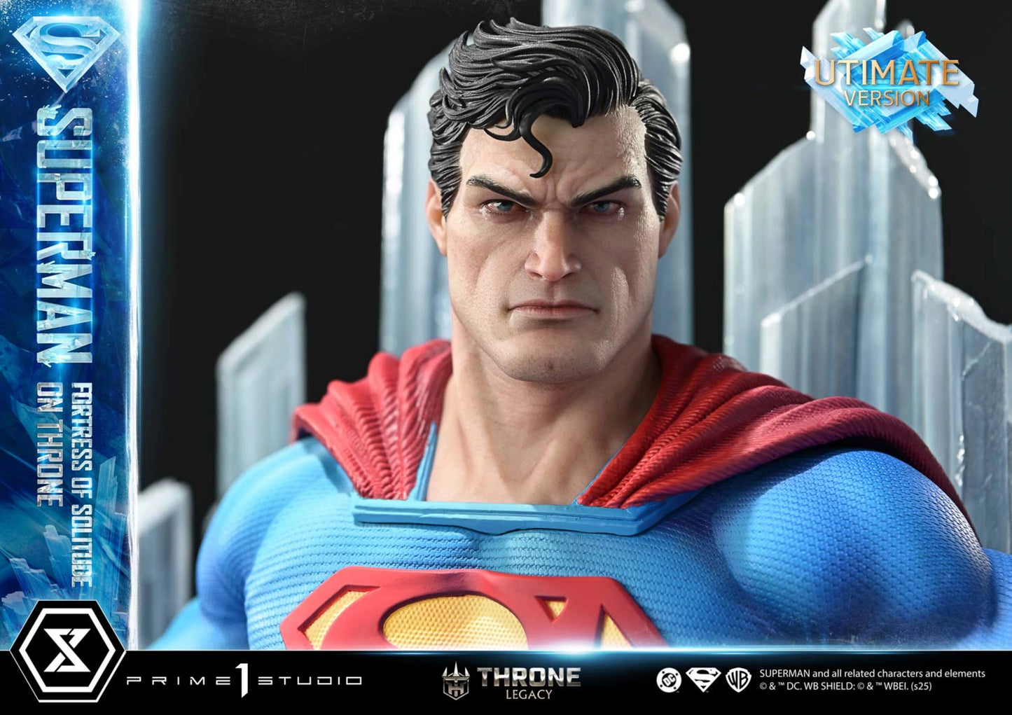 PRIME 1 STUDIO DC SUPERMAN FORTRESS OF SOLITUDE ON THRONE 1/4 SCALE(PRE-ORDER)