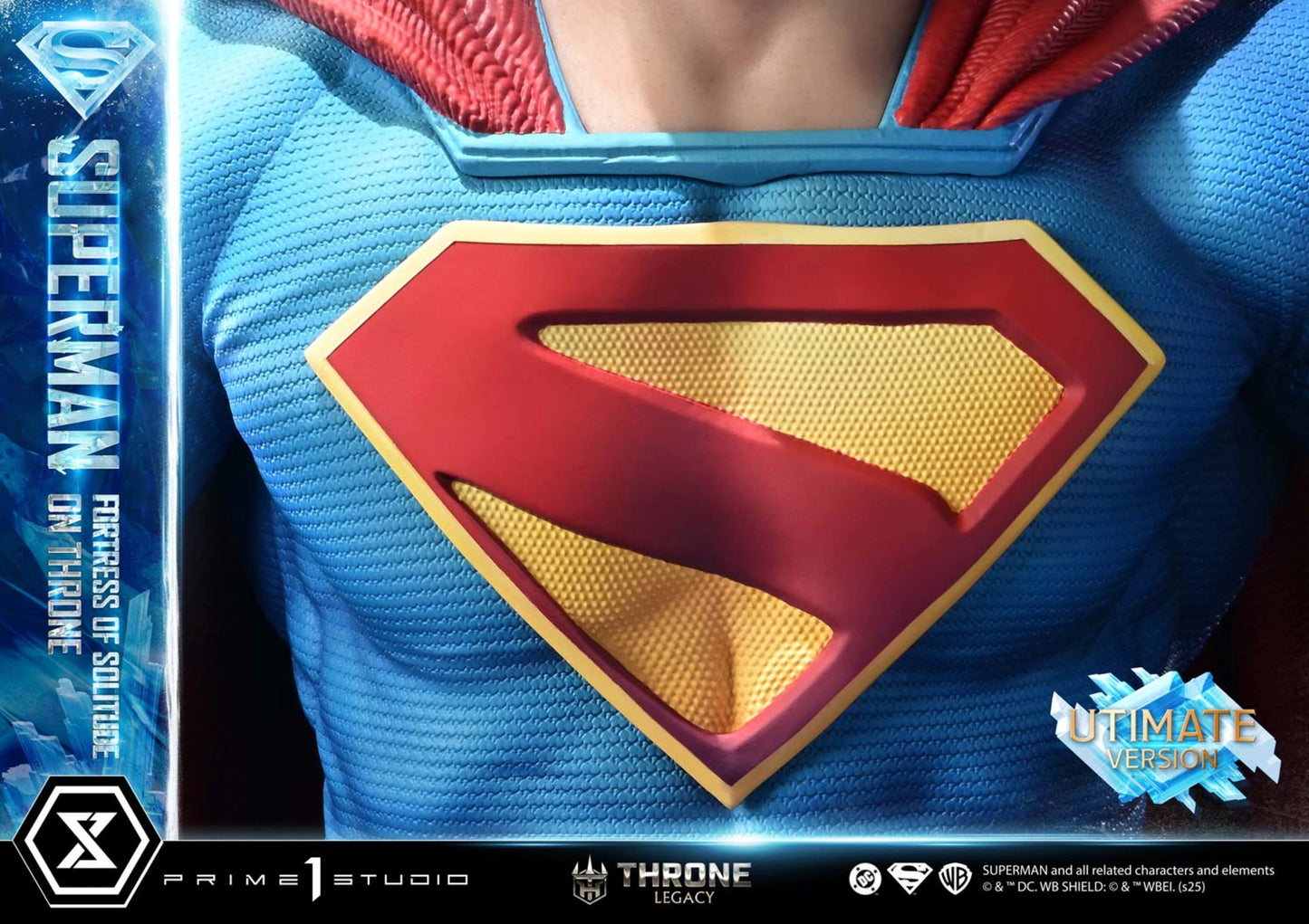 PRIME 1 STUDIO DC SUPERMAN FORTRESS OF SOLITUDE ON THRONE 1/4 SCALE(PRE-ORDER)