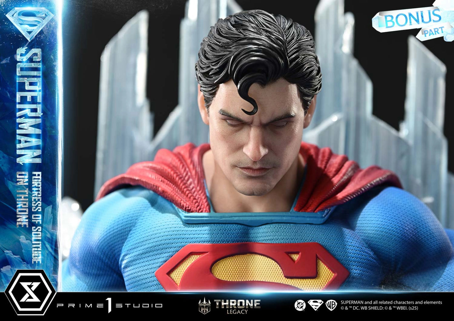 PRIME 1 STUDIO DC SUPERMAN FORTRESS OF SOLITUDE ON THRONE 1/4 SCALE(PRE-ORDER)