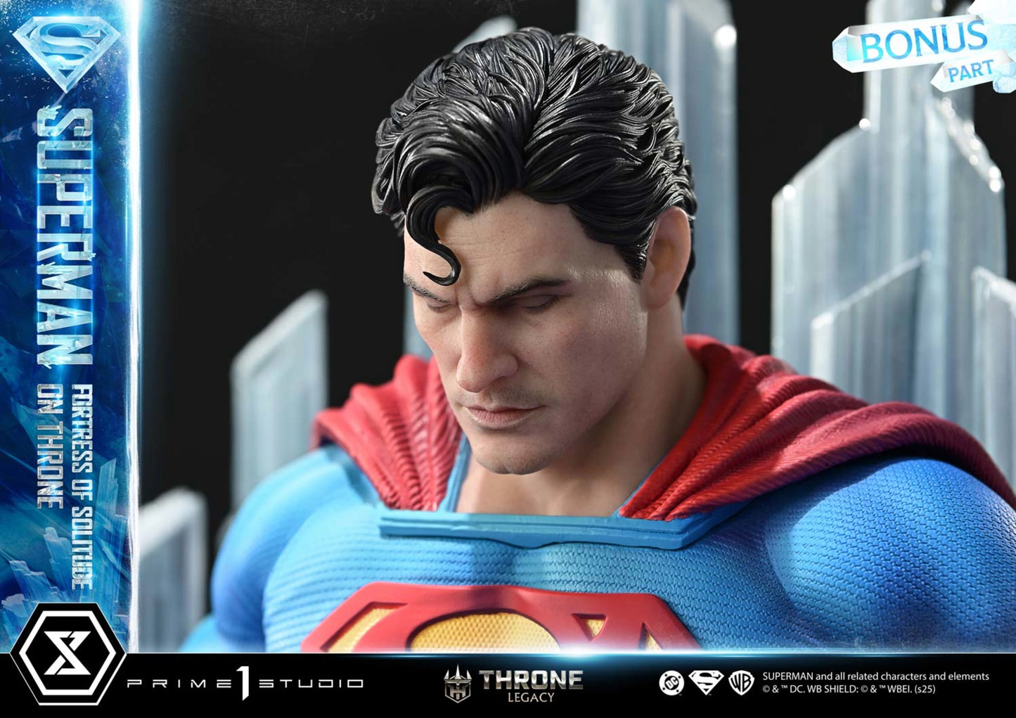 PRIME 1 STUDIO DC SUPERMAN FORTRESS OF SOLITUDE ON THRONE 1/4 SCALE(PRE-ORDER)