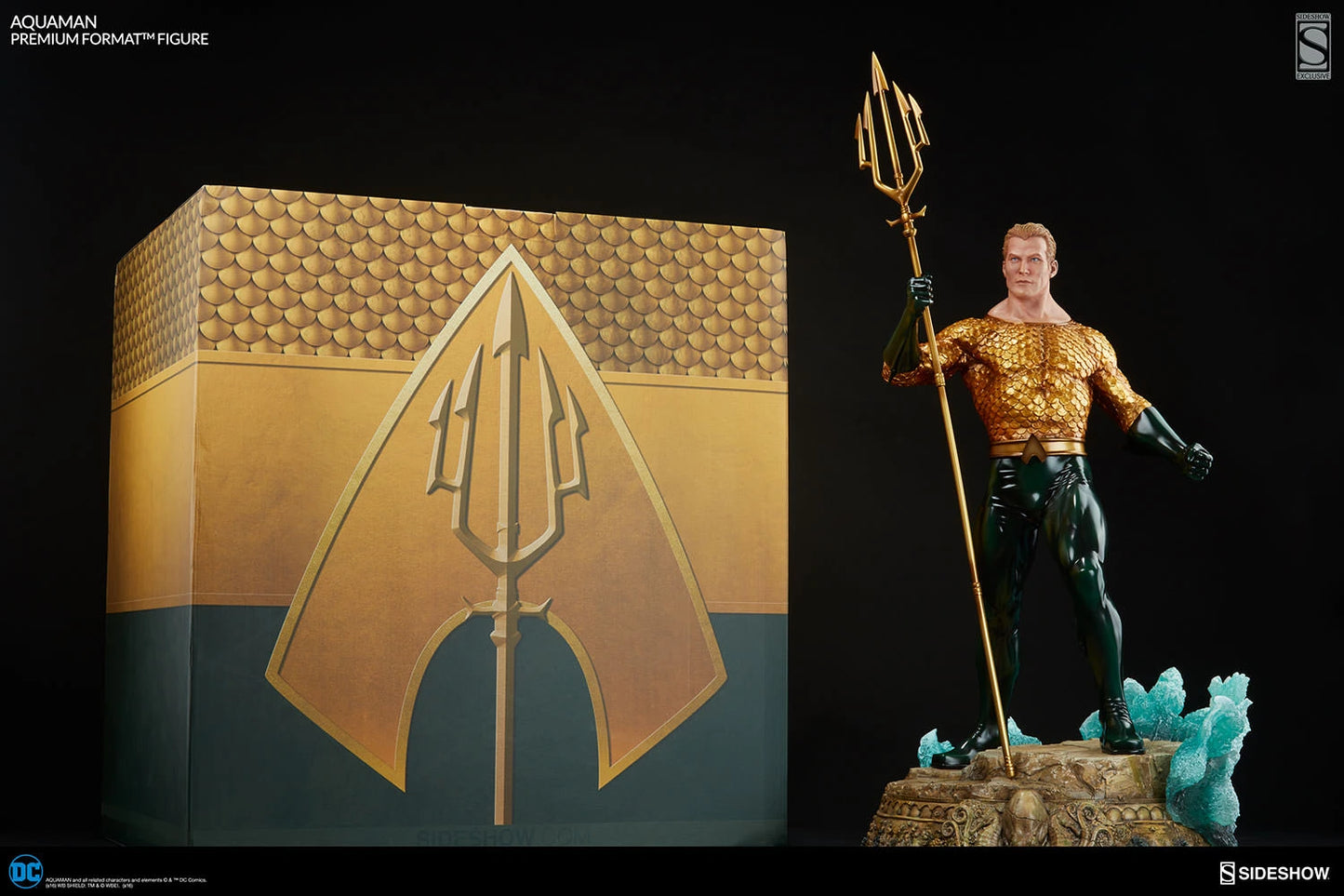 SIDESHOW DC AQUAMAN PREMIUM FORMAT 1/4 300218 - Anotoys Collectibles
