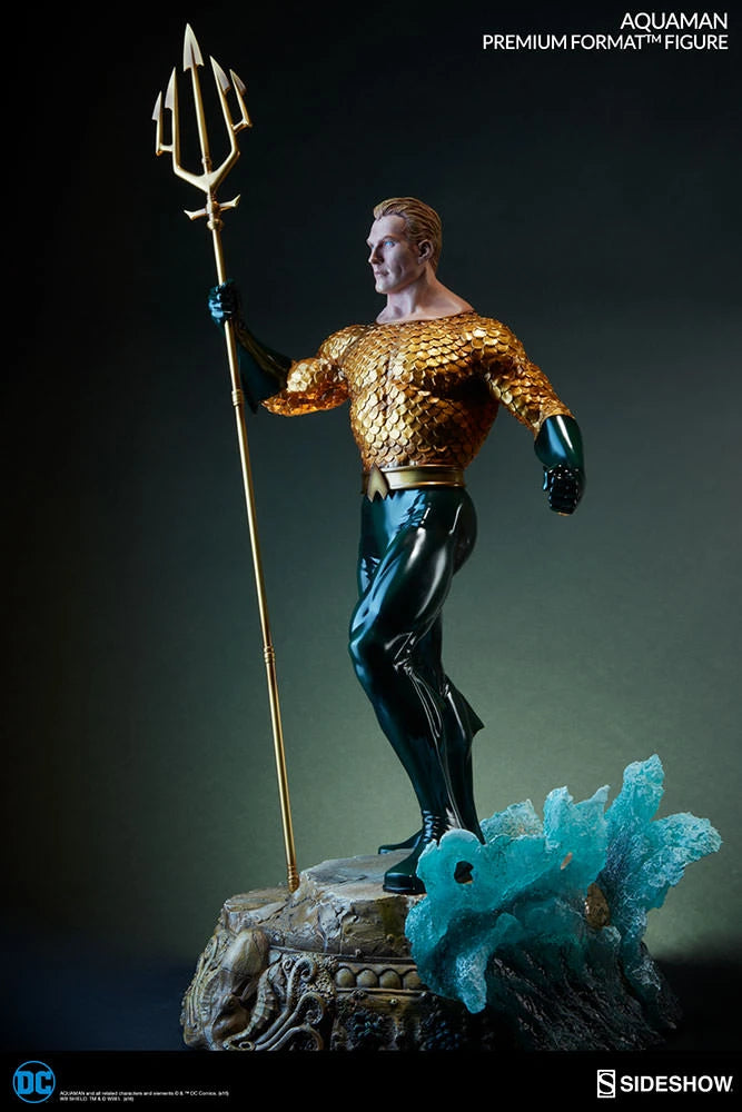 SIDESHOW DC AQUAMAN PREMIUM FORMAT 1/4 300218 - Anotoys Collectibles