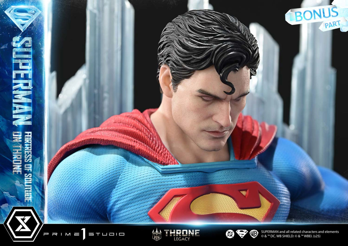 PRIME 1 STUDIO DC SUPERMAN FORTRESS OF SOLITUDE ON THRONE 1/4 SCALE(PRE-ORDER)