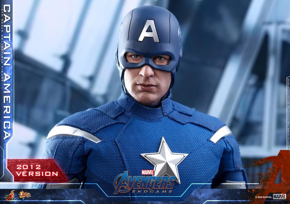 HOT TOYS AVENGERS MARVEL : ENDGAME CAPTAIN AMERICA (2012 VERSION) 1/6 MMS563 - Anotoys Collectibles