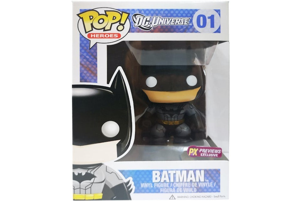 FUNKO POP! DC UNIVERSE PX EXCLUSIVE POP BATMAN VINYL FIGURE #01 - Anotoys Collectibles