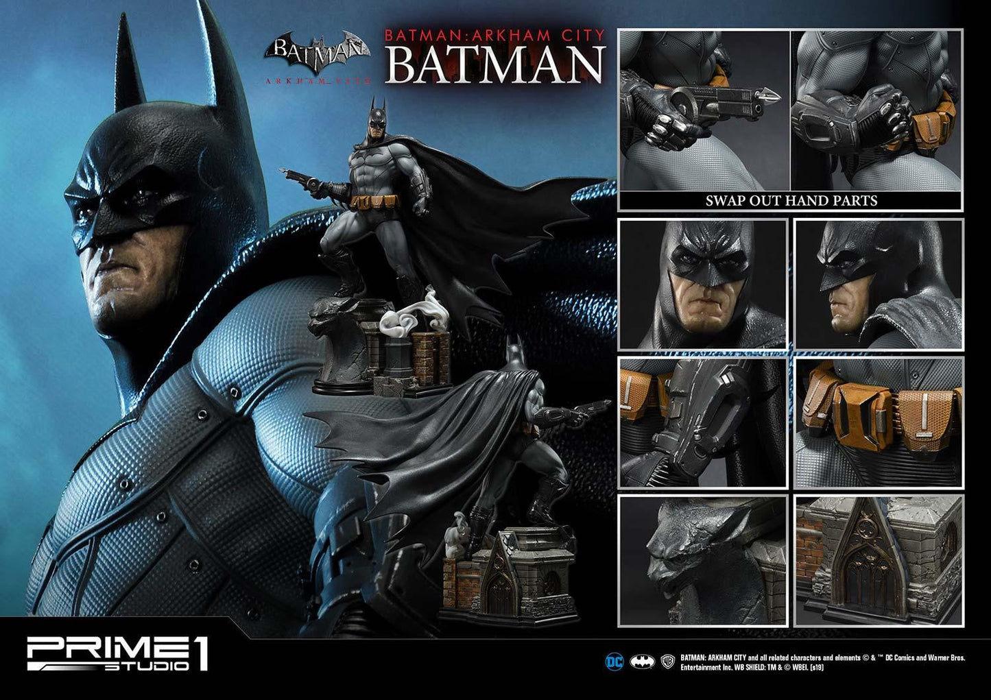 PRIME 1 STUDIO DC ARKHAM CITY BATMAN 1/5 SCALE CMDC-02 - Anotoys Collectibles
