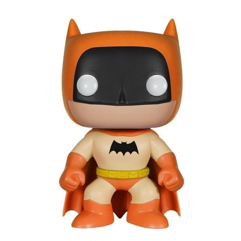FUNKO POP! HEROES DC SUPER HEROES BATMAN (ORANGE) ENTERTAINMENT EARTH EXCLUSIVE FIGURE #01 - Anotoys Collectibles