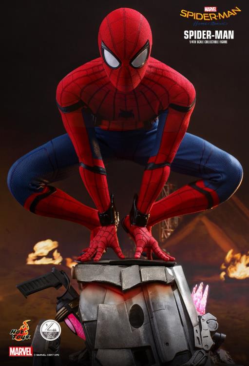 HOT TOYS SPIDERMAN: HOMECOMING SPIDERMAN (DELUXE VERSION) 1/4 QS015 - Anotoys Collectibles