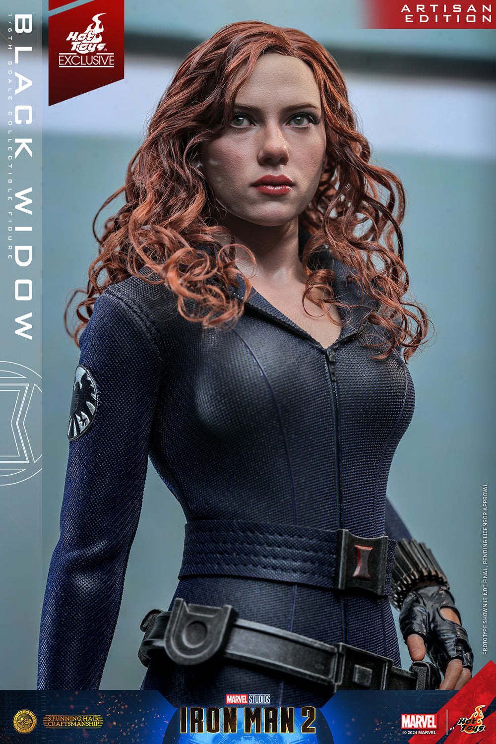 HOT TOYS MARVEL’S IRON MAN 2 - 1/6TH SCALE BLACK WIDOW (ARTISAN EDITION) (SPECIAL EDITION) - MMS757AEB - Anotoys Collectibles