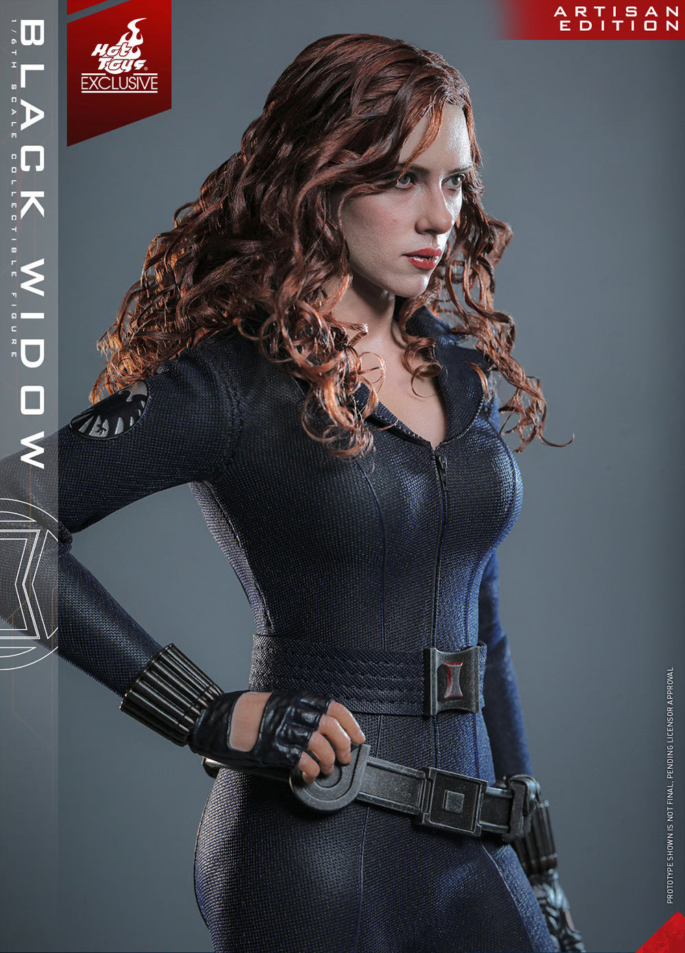 HOT TOYS MARVEL’S IRON MAN 2 - 1/6TH SCALE BLACK WIDOW (ARTISAN EDITION) (SPECIAL EDITION) - MMS757AEB - Anotoys Collectibles