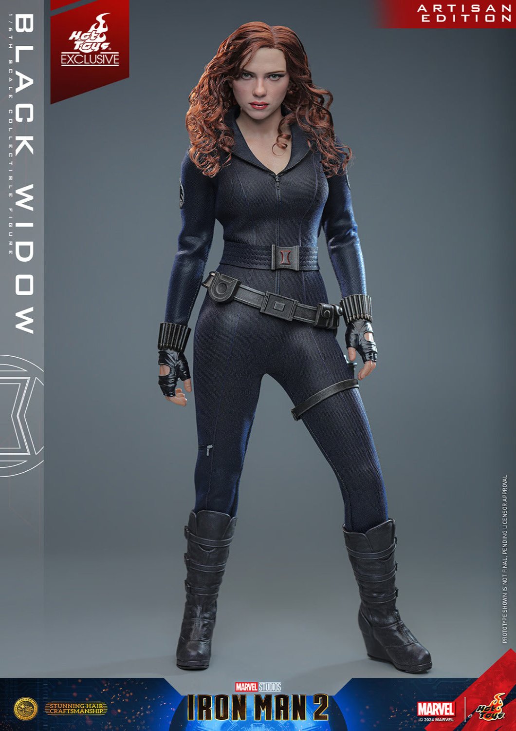 HOT TOYS MARVEL’S IRON MAN 2 - 1/6TH SCALE BLACK WIDOW (ARTISAN EDITION) (SPECIAL EDITION) - MMS757AEB - Anotoys Collectibles