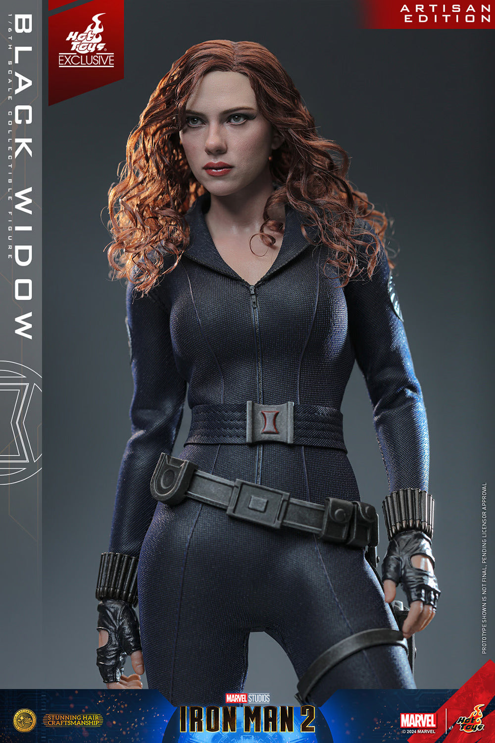 HOT TOYS MARVEL’S IRON MAN 2 - 1/6TH SCALE BLACK WIDOW (ARTISAN EDITION) (SPECIAL EDITION) - MMS757AEB - Anotoys Collectibles