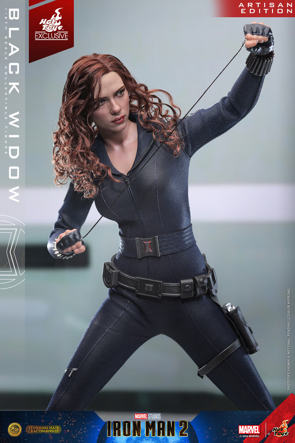 HOT TOYS MARVEL’S IRON MAN 2 - 1/6TH SCALE BLACK WIDOW (ARTISAN EDITION) (SPECIAL EDITION) - MMS757AEB - Anotoys Collectibles