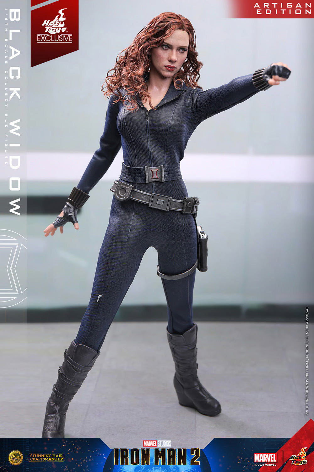 HOT TOYS MARVEL’S IRON MAN 2 - 1/6TH SCALE BLACK WIDOW (ARTISAN EDITION) (SPECIAL EDITION) - MMS757AEB - Anotoys Collectibles