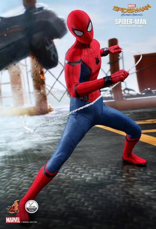 HOT TOYS SPIDERMAN: HOMECOMING SPIDERMAN (DELUXE VERSION) 1/4 QS015 - Anotoys Collectibles