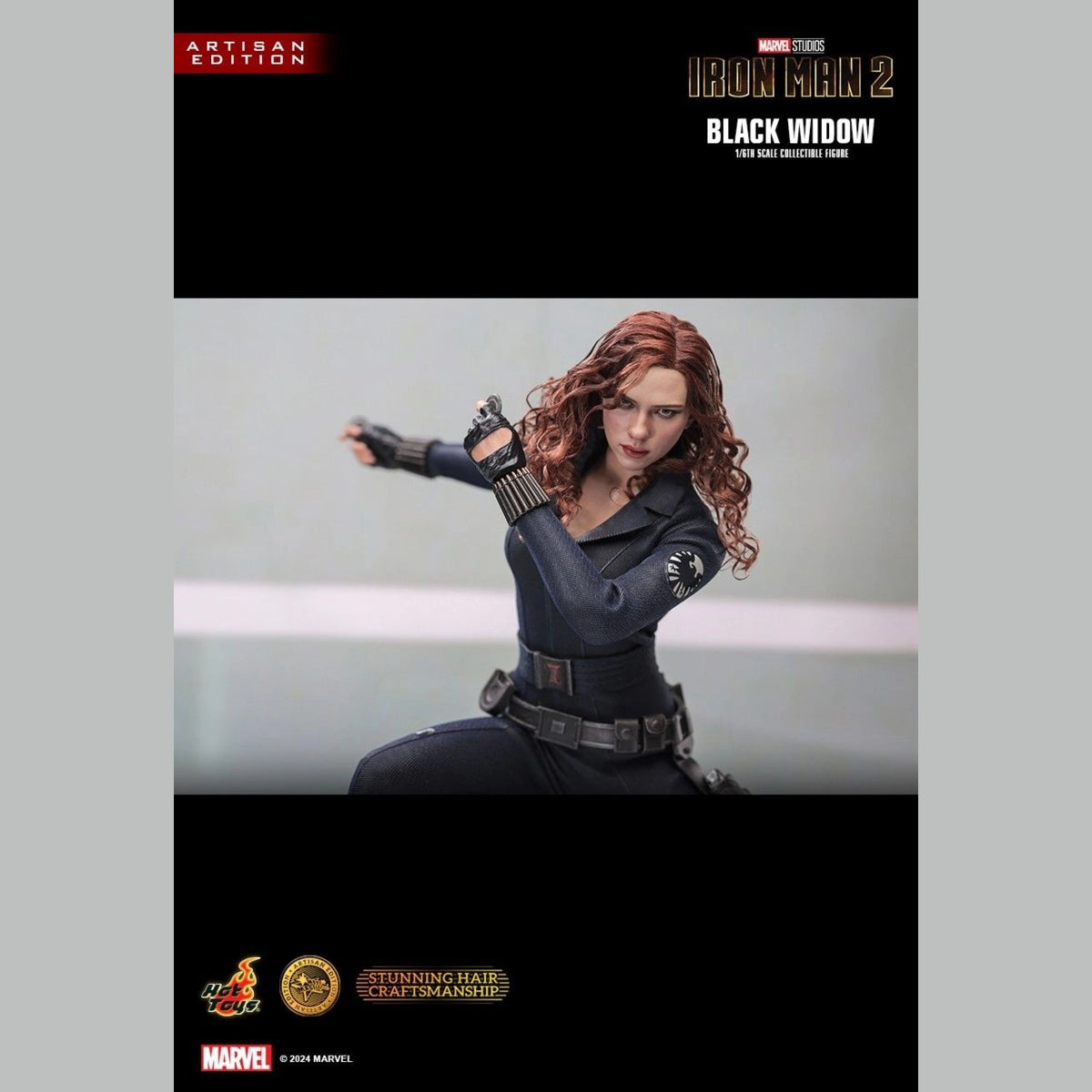 HOT TOYS MARVEL’S IRON MAN 2 - 1/6TH SCALE BLACK WIDOW (ARTISAN EDITION - MMS757AE - Anotoys Collectibles
