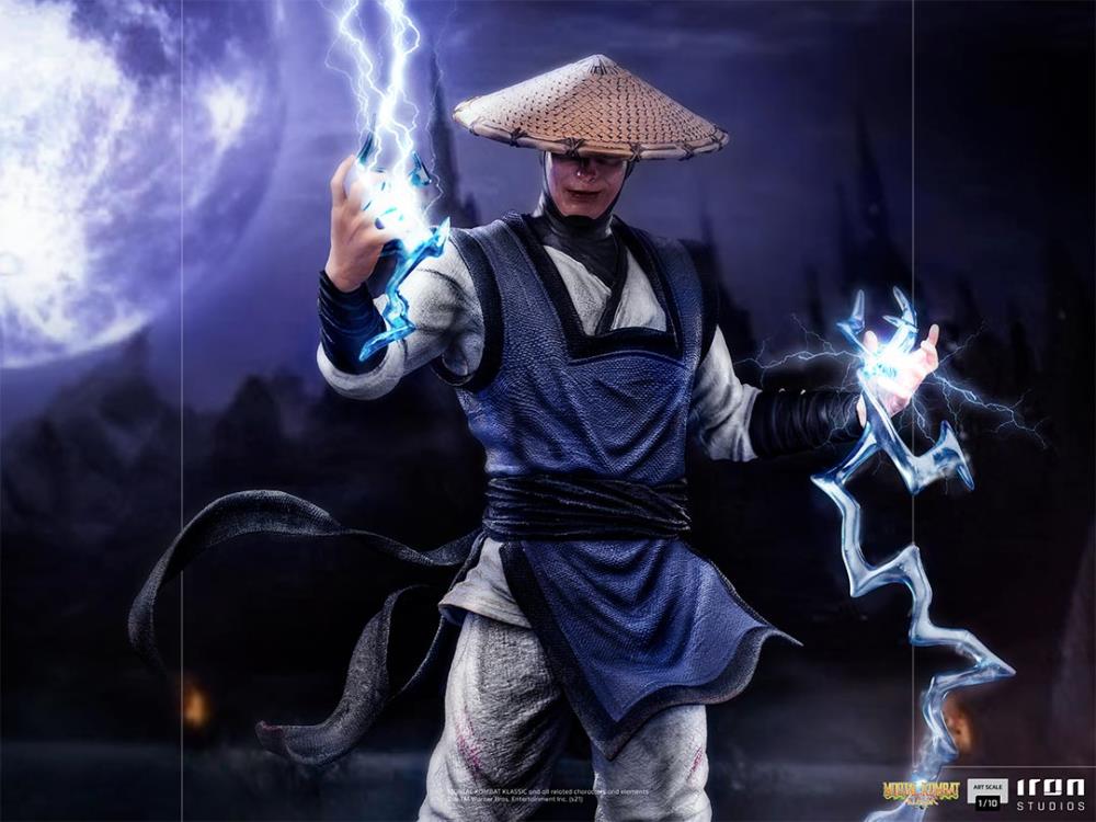 IRON STUDIOS MORTAL KOMBAT II RAIDEN 1/10 ART SCALE STATUE - Anotoys Collectibles