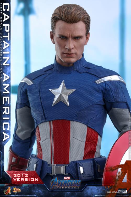 HOT TOYS AVENGERS MARVEL : ENDGAME CAPTAIN AMERICA (2012 VERSION) 1/6 MMS563 - Anotoys Collectibles