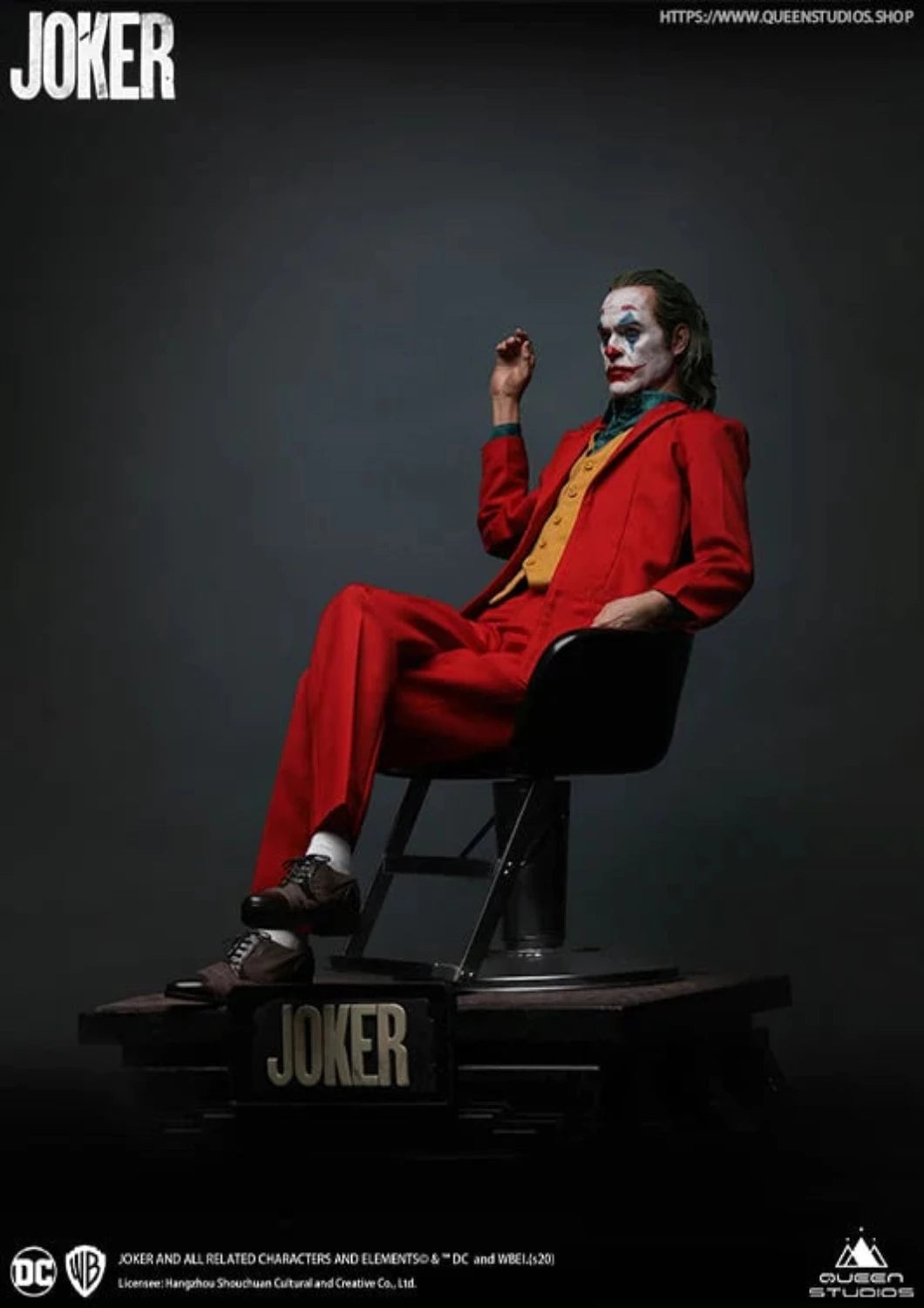 QUEEN STUDIOS DC JOAQUIN JOKER STATUE PREMIUM VERSION 1/3 - Anotoys Collectibles