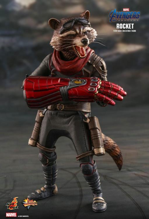 HOT TOYS MARVEL AVENGERS: ENDGAME ROCKET COLLECTIBLE FIGURE 1/6 MMS548 - Anotoys Collectibles