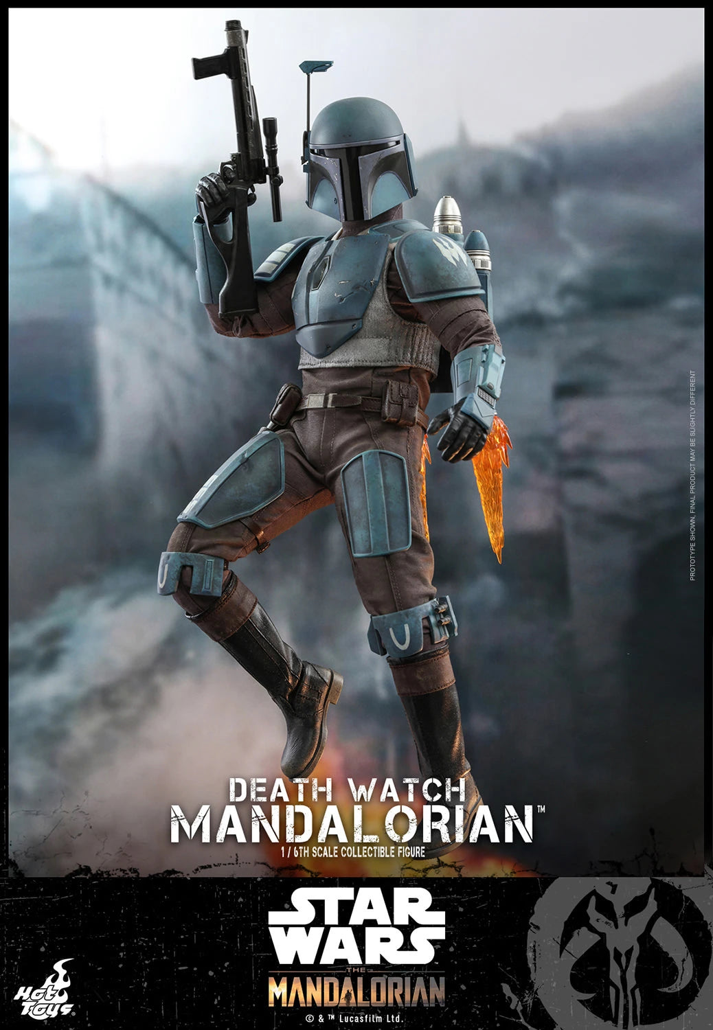 HOT TOYS STAR WARS THE MANDALORIAN DEATH WATCH MANDALORIAN 1/6 TMS026 - Anotoys Collectibles