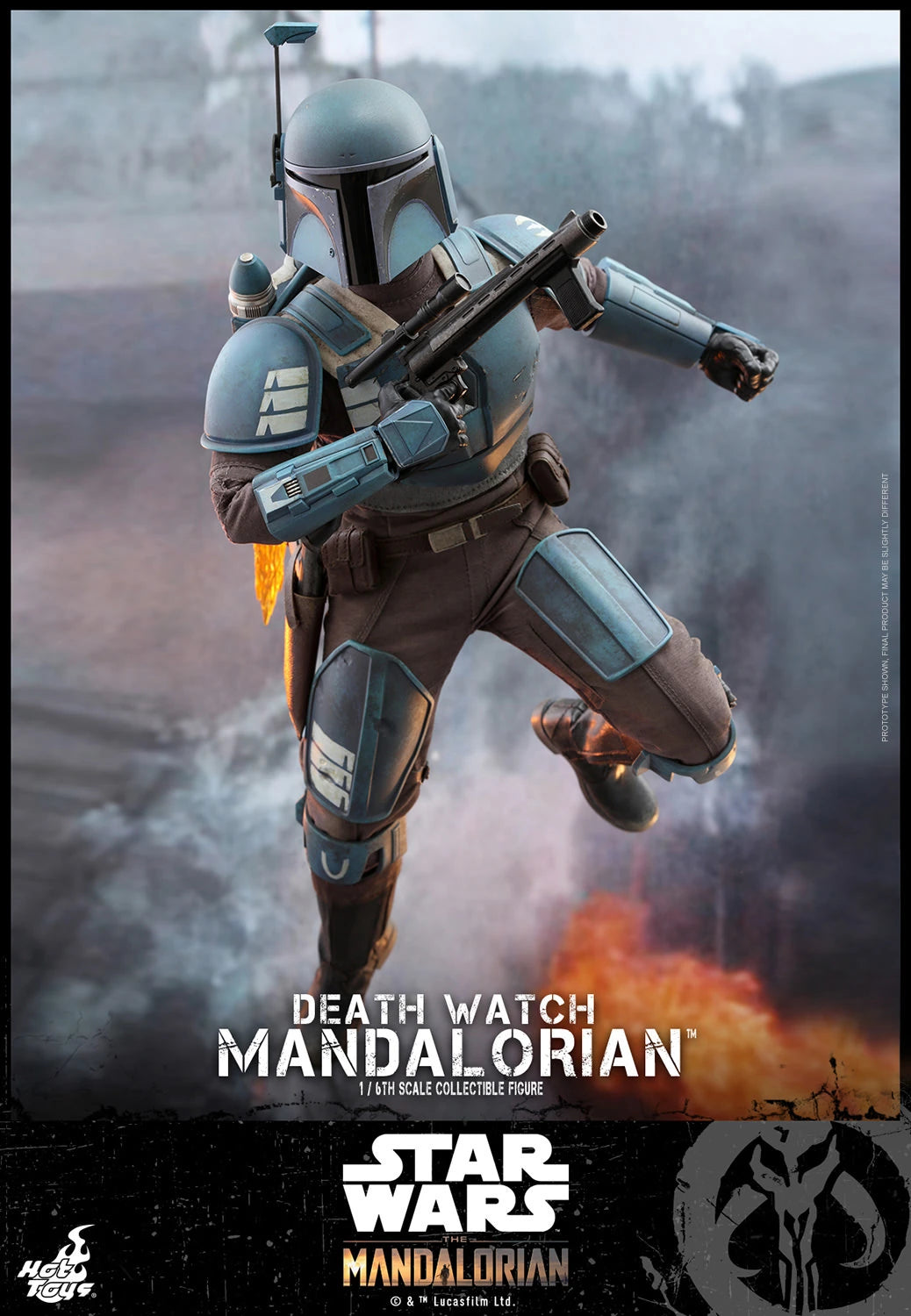 HOT TOYS STAR WARS THE MANDALORIAN DEATH WATCH MANDALORIAN 1/6 TMS026 - Anotoys Collectibles