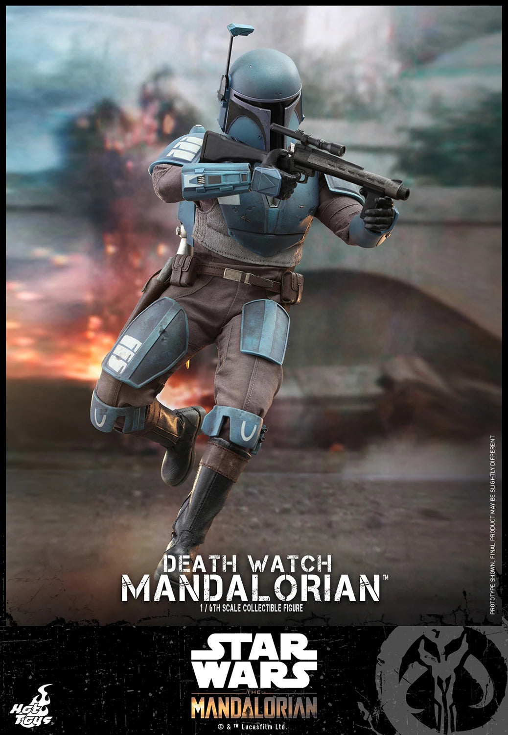 HOT TOYS STAR WARS THE MANDALORIAN DEATH WATCH MANDALORIAN 1/6 TMS026 - Anotoys Collectibles