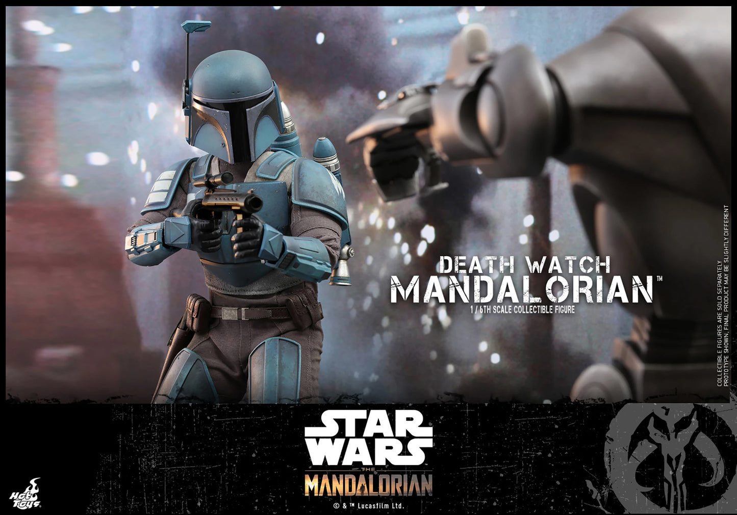 HOT TOYS STAR WARS THE MANDALORIAN DEATH WATCH MANDALORIAN 1/6 TMS026 - Anotoys Collectibles